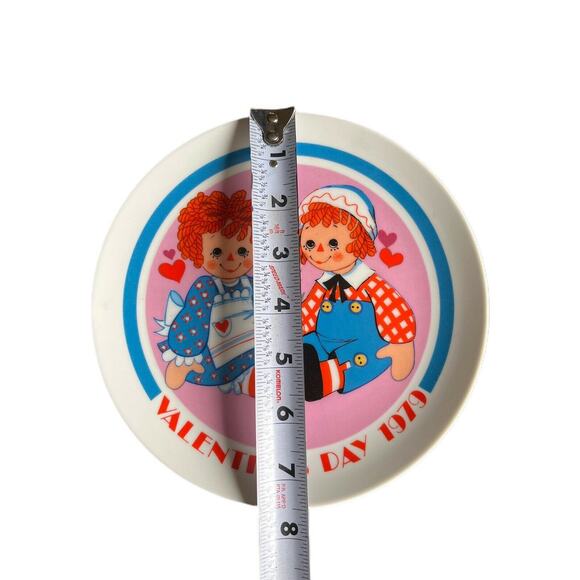 Vintage Raggedy Ann & Andy Valentines 1979 SCHMID Porcelain Collector's Plate! - Picture 6 of 7